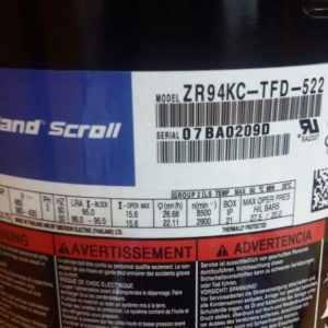 Kompresor copeland ZR94KC-TFD-522